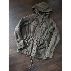 Utility Military Gorpcore Basic Army Green Jacket | Buffalo Outerwear Small